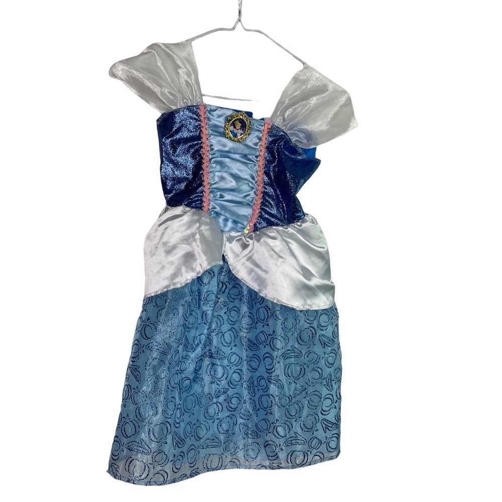 Disney Cinderella Dress Up Play Size 4 - 6X Blue